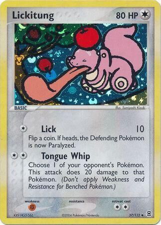 Lickitung - 37/112 - Reverse Holo - EN Lickitung - 37/112 - Reverse Holo - EN