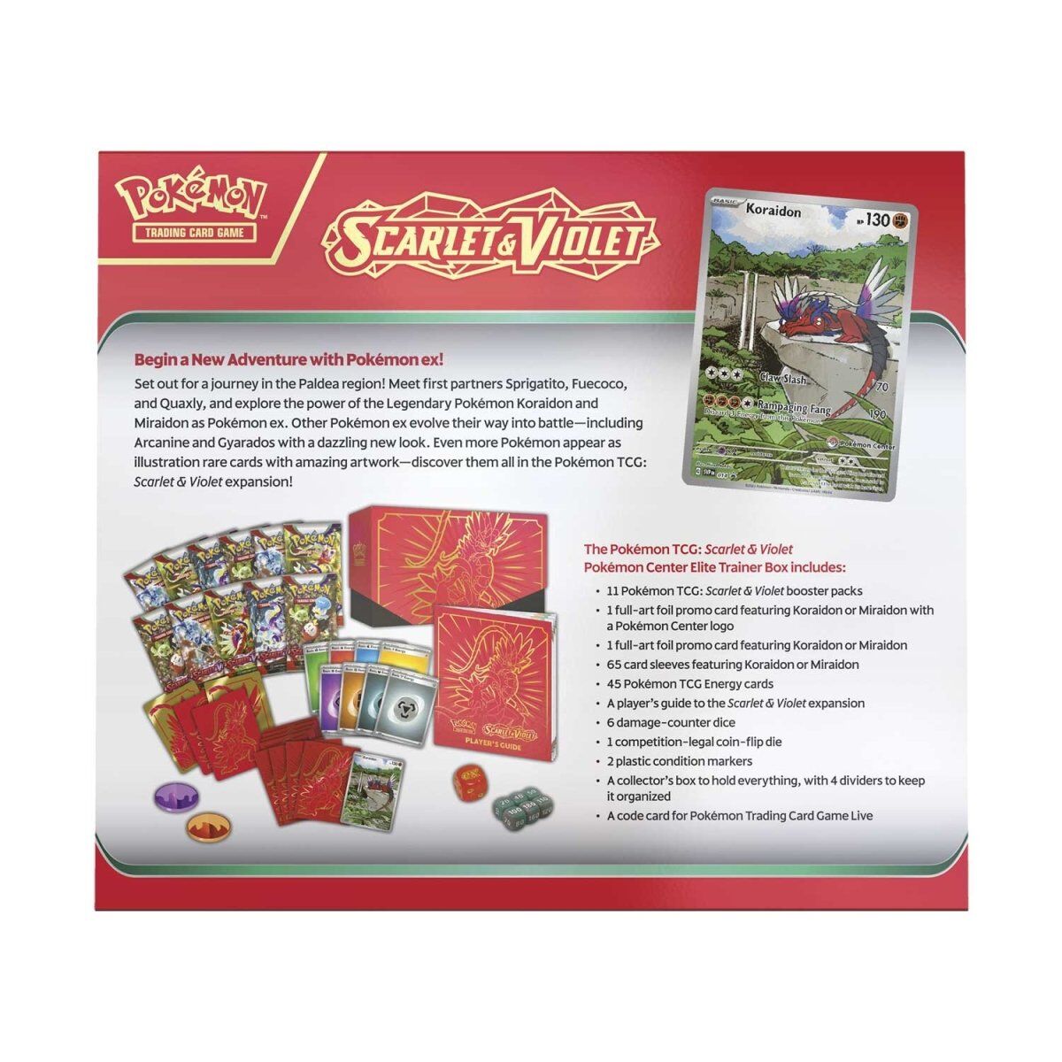 Pokémon Center Elite Trainerbox Scarlet & Violet (Koraidon) - EN