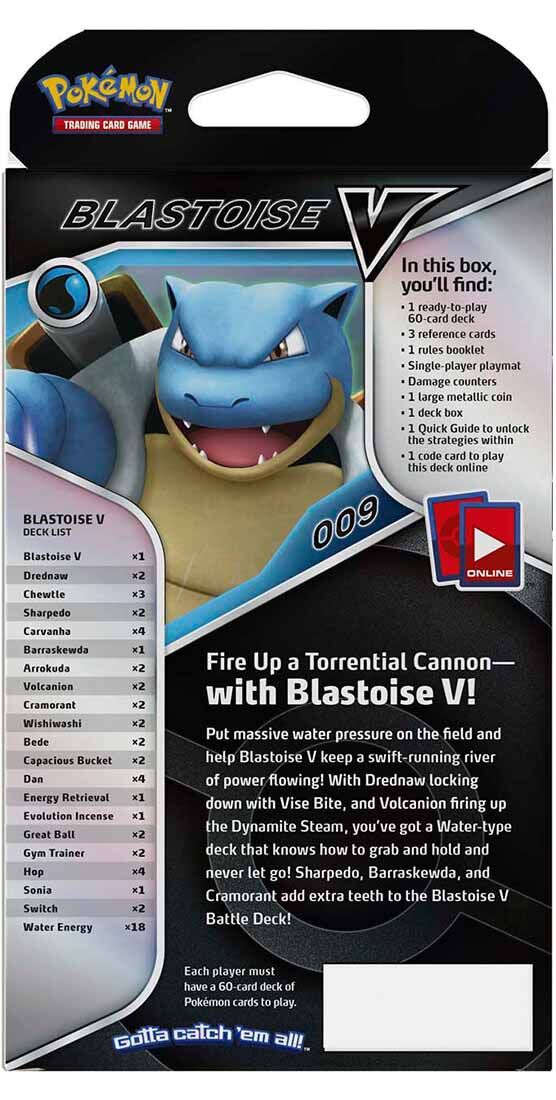 Pokémon Blastoise V Battle Deck - EN