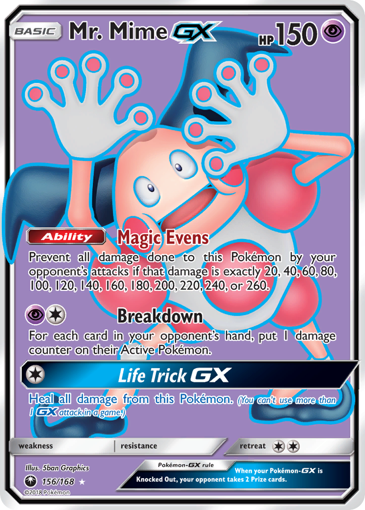 Mr. Mime-GX - 156/168 - EN Mr. Mime-GX - 156/168 - EN