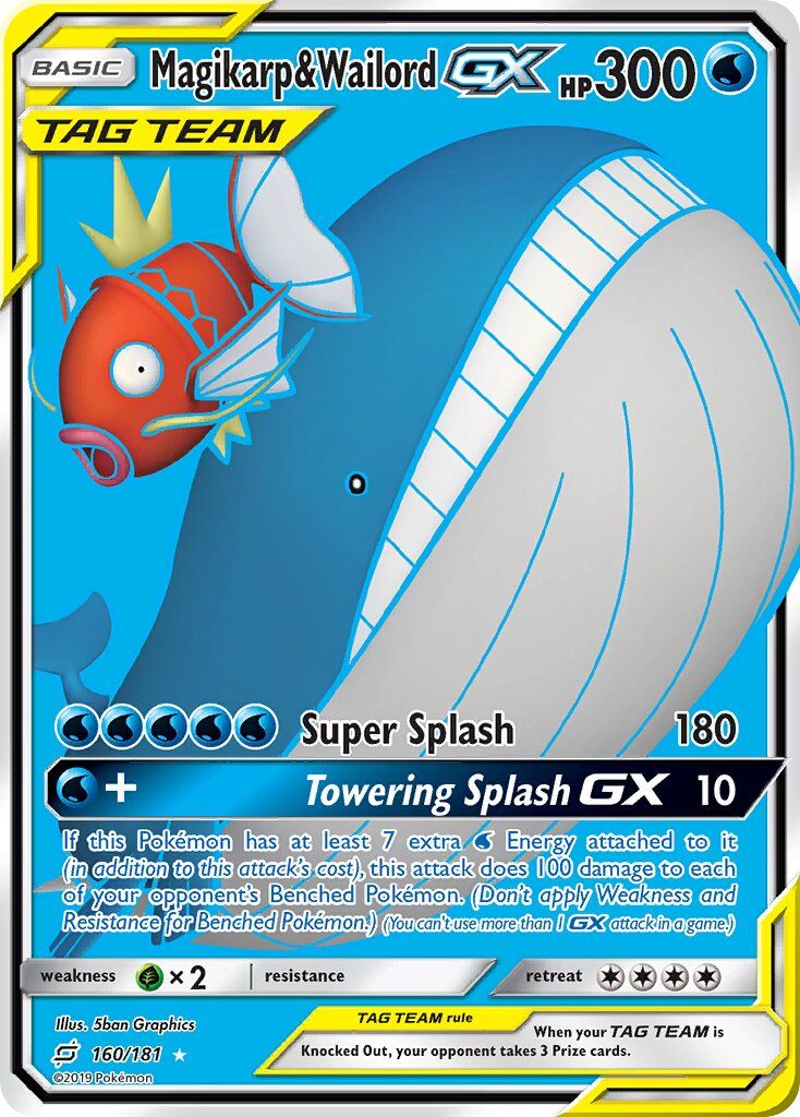 Magikarp & Wailord-GX - 160/181 - EN