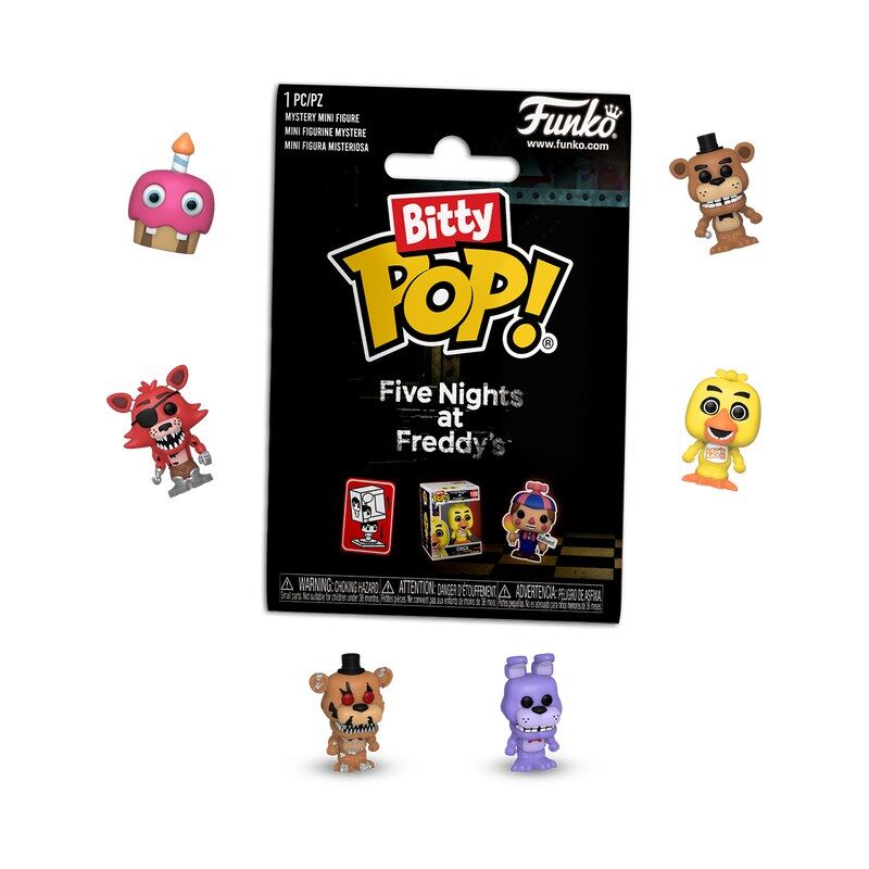 Five Nights at Freddy's Bitty POP! Vinyl Figur Zufallsauswahl - 1 Mystery Pack - 2.5 cm