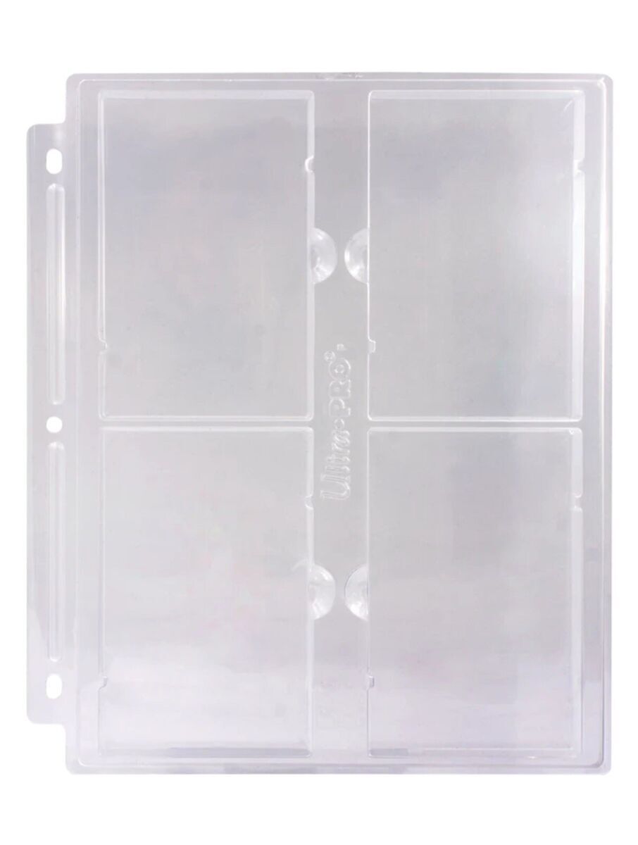 Ultra Pro 4 Pocket Page (1ct) For Graded PSA Slabs Ultra Pro 4 Pocket Page (1ct) For Graded PSA Slabs
