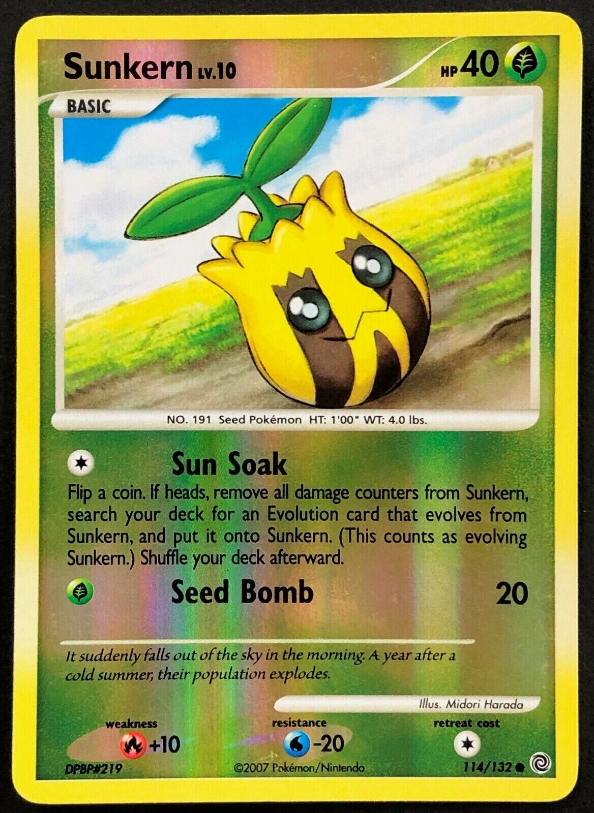 Sunkern - 114/132 - Reverse Holo - EN Sunkern - 114/132 - Reverse Holo - EN