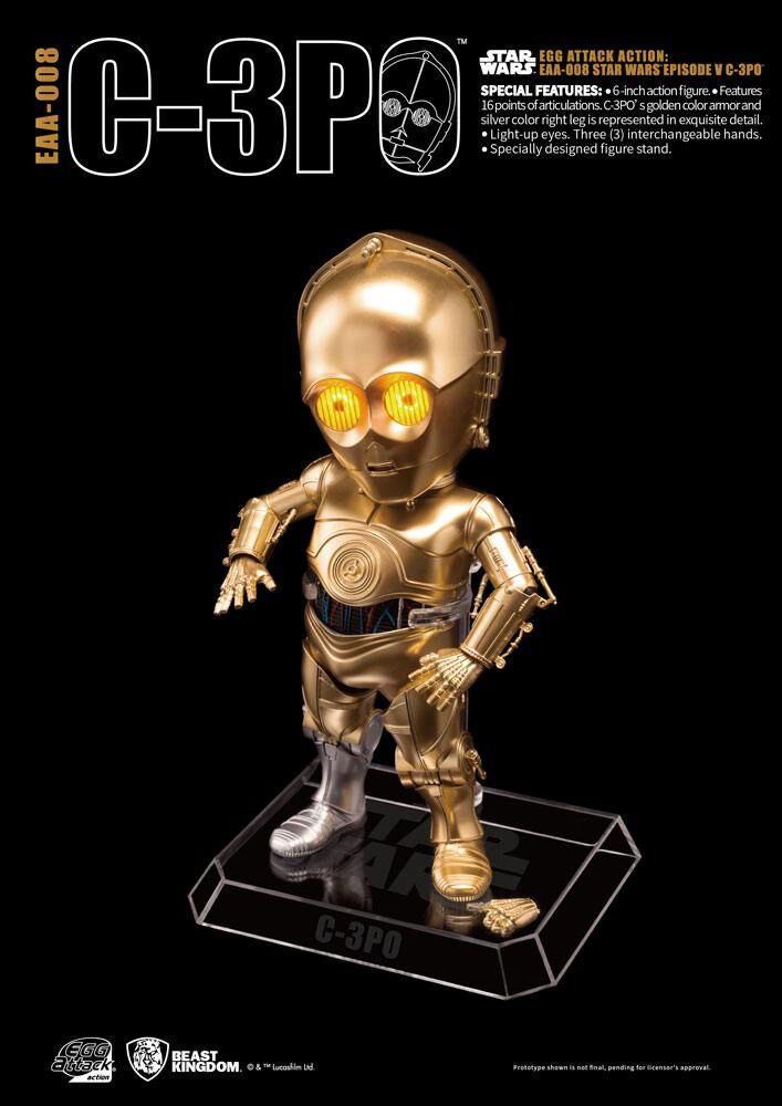Star Wars Egg Attack Actionfigur C-3PO 15 cm