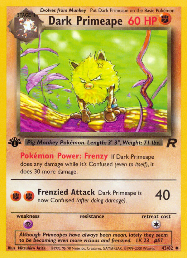 Dark Primeape - 43/82 - EN