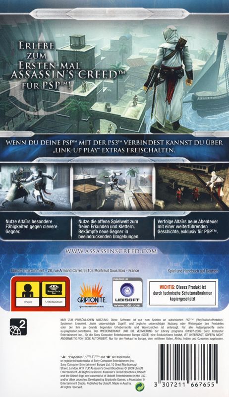 Assassin's Creed: Bloodlines - PSP