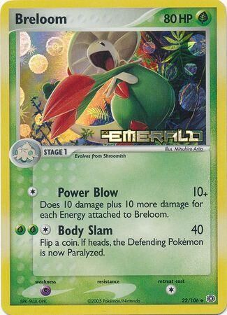 Breloom - 22/106 - Reverse Holo - EN Breloom - 22/106 - Reverse Holo - EN
