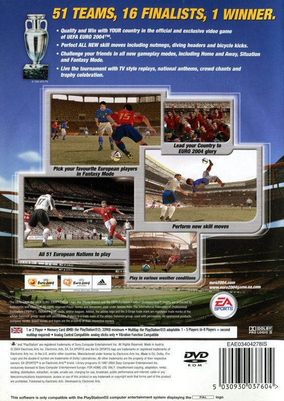 UEFA Euro 2004 Portugal - PS2 - DE