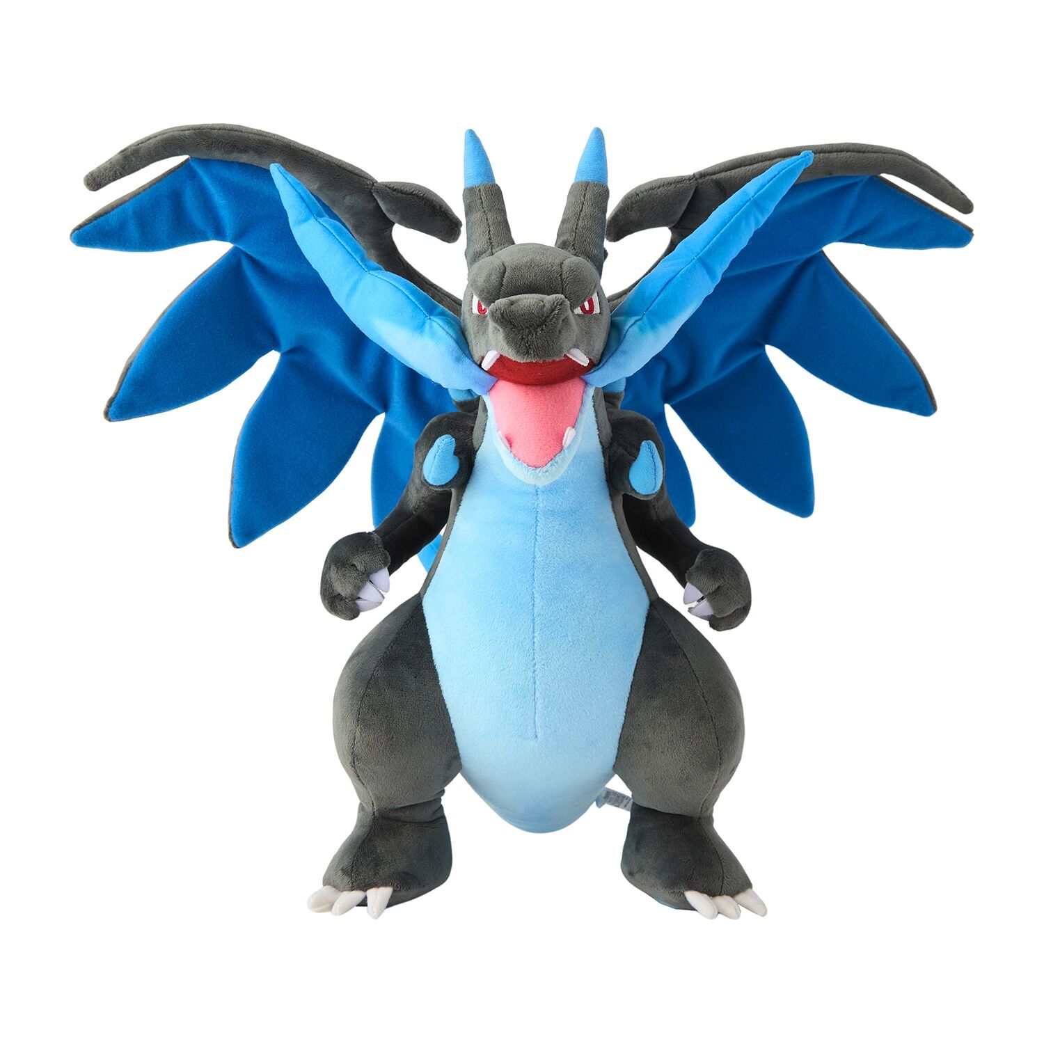 Mega Charizard X Pokémon Plush - 44 cm
