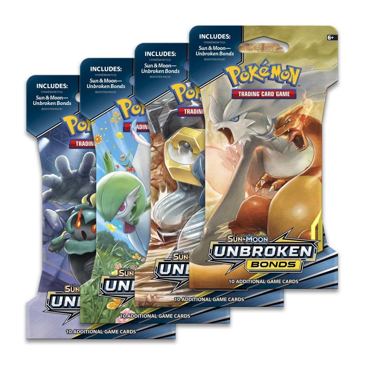 Pokémon TCG: Sun & Moon Unbroken Bonds Sleeeved Booster Pack (10 Packs) - EN