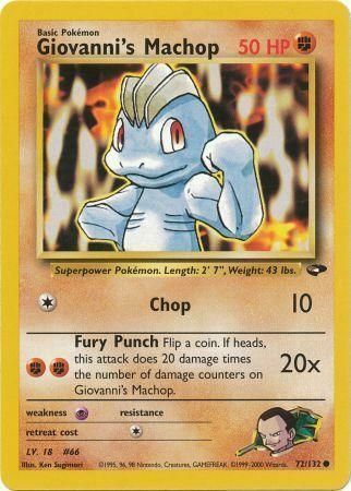 Giovanni’s Machop - 72/132 - Unlimited - EN