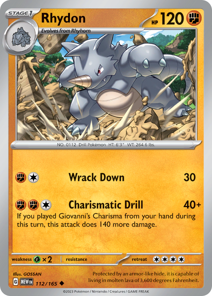 Rhydon - 112/207 - EN Rhydon - 112/207 - EN