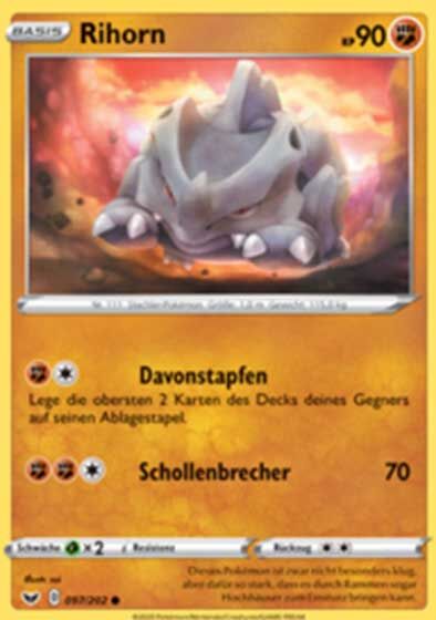Rihorn 097/202 - Pokémon TCG