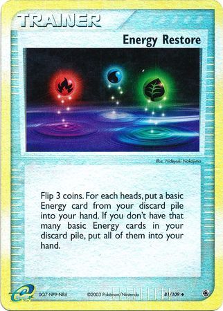 Energy Restore - 81/109 - Reverse Holo - EN