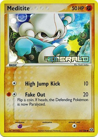 Meditite - 55/106 - Reverse Holo - EN