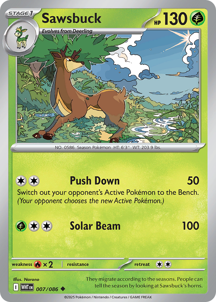 Sawsbuck - 007/086 - EN Sawsbuck - 007/086 - EN
