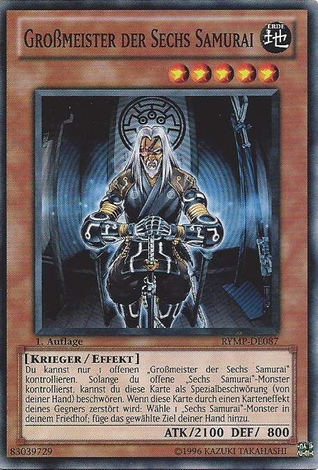 grossmeister_der_sechs_samurai Grossmeister der Sechs Samurai - Yu-Gi-Oh!