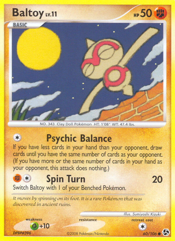 Baltoy - 60/106 - Reverse Holo - EN