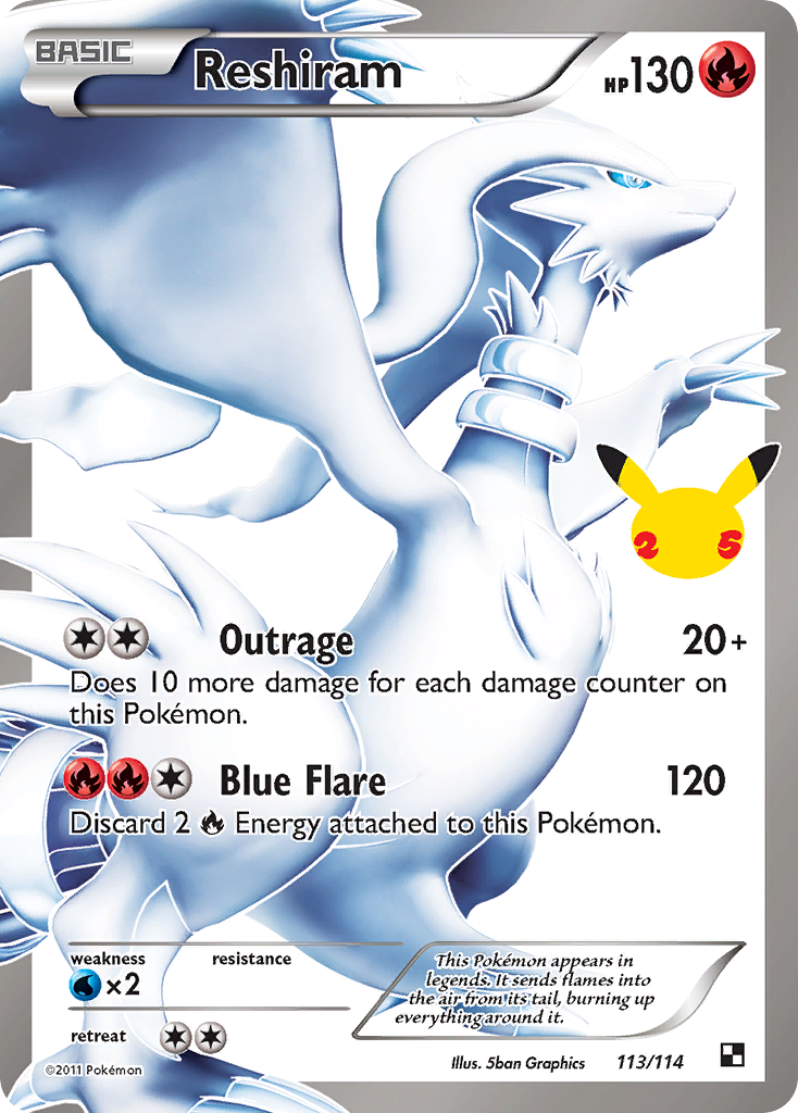 Reshiram - 113/114 - EN Reshiram - 113/114 - EN