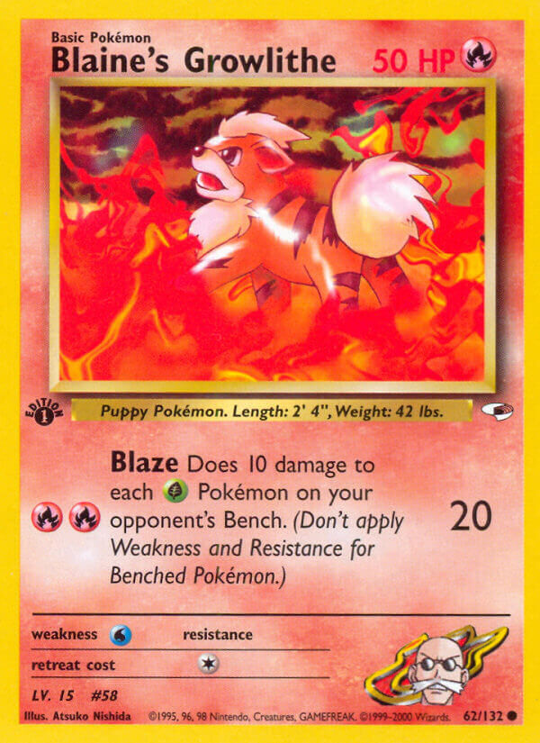 Blaine’s Growlithe - 62/132 - EN