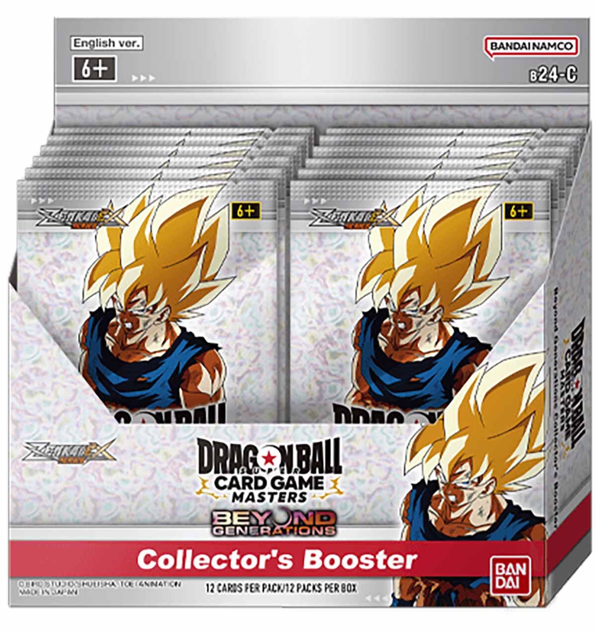Masters Zenkai Series Ex Set 07 B24 Beyond Generations Collectors Booster Display (12 Packs) - Dragon Ball Super Card Game - EN Masters Zenkai Series Ex Set 07 B24 Beyond Generations Collectors Booster Display (12 Packs) - Dragon Ball Super Card Game - EN