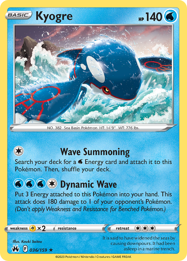 Kyogre - 036/159 - EN Kyogre - 036/159 - EN