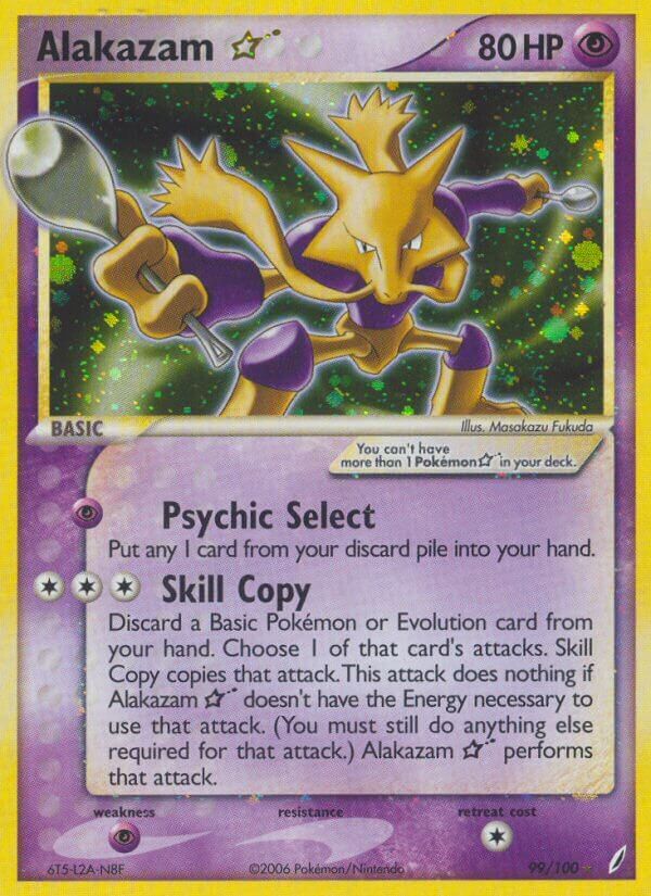 Alakazam Star - 99/100 - EN Alakazam Star - 99/100 - EN