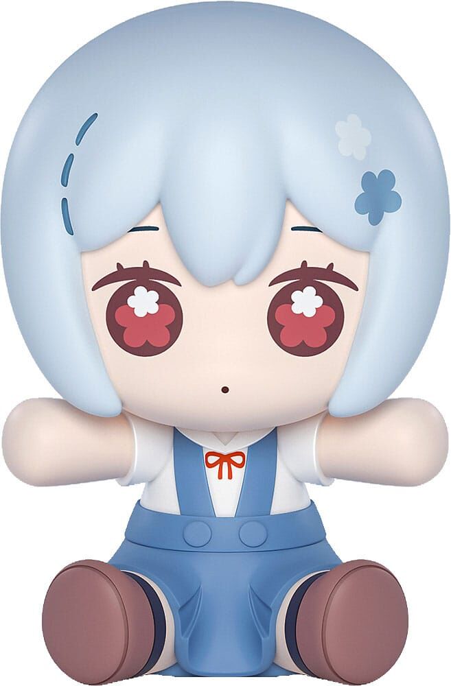 Rebuild of Evangelion Huggy Good Smile Chibi Figur - Rei Ayanami - School Uniforme 6 cm 