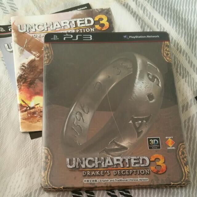 Uncharted 3: Drake's Deception [Steelbook Edition] - OVP - PS3 - EN