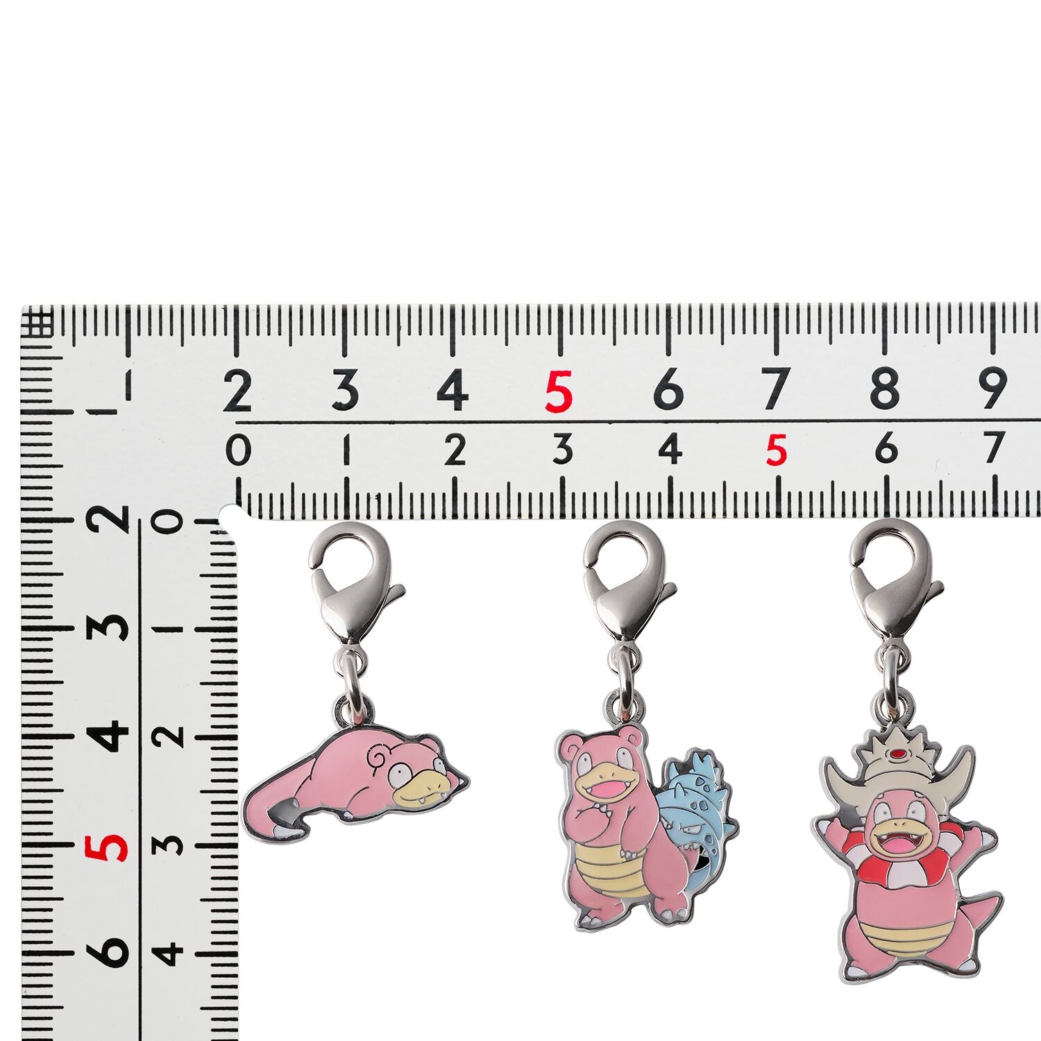 Pokemon Center - Slowpoke, Slowbro & Slowking Schlüsselanhänger - 3 Stück