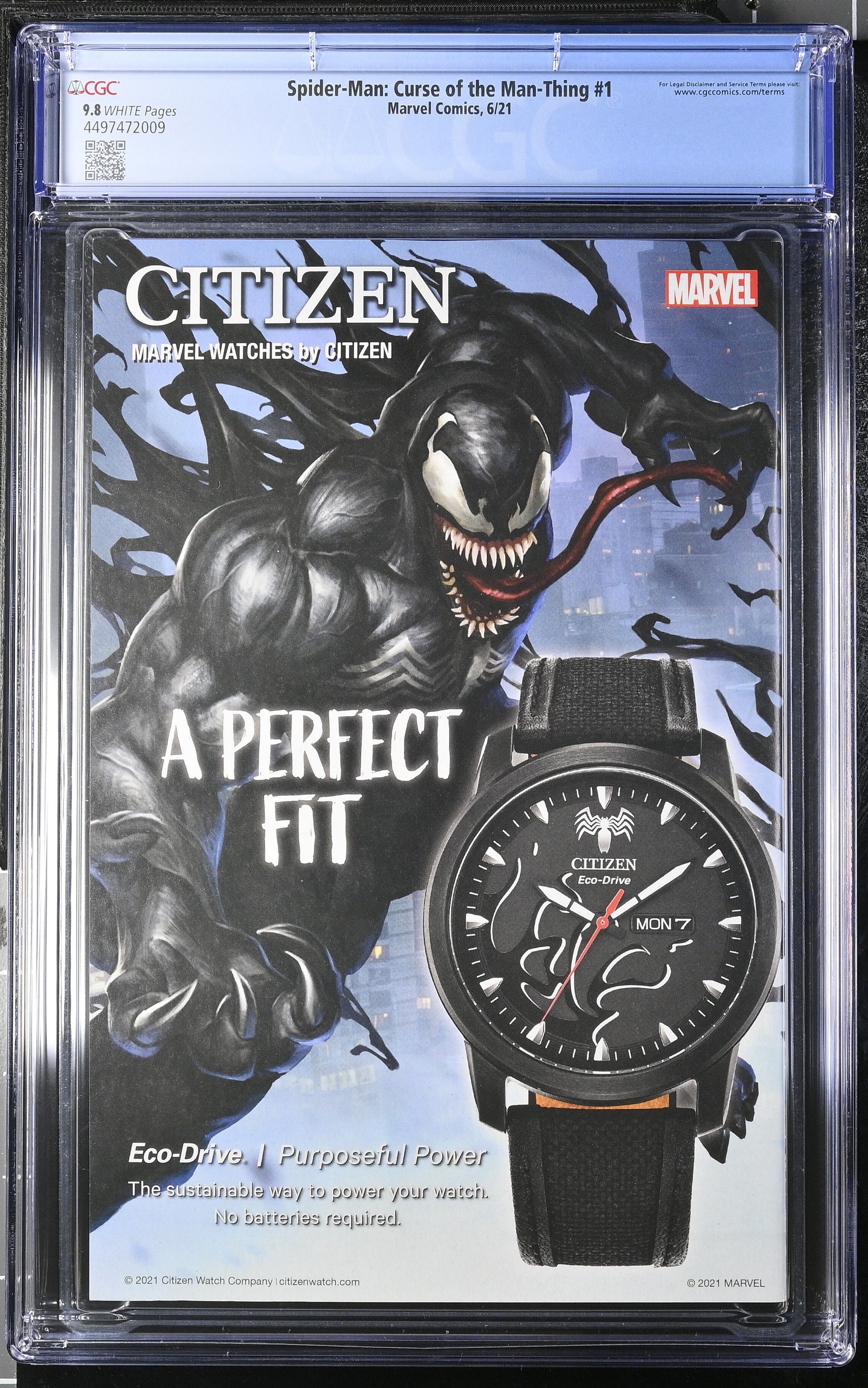 Spider-Man: Curse of the Man-Thing #1 CGC 9.8 Top Pop!