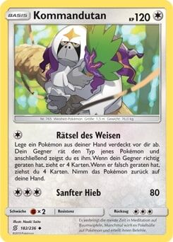 Kommandutan 182/236 - Pokémon TCG