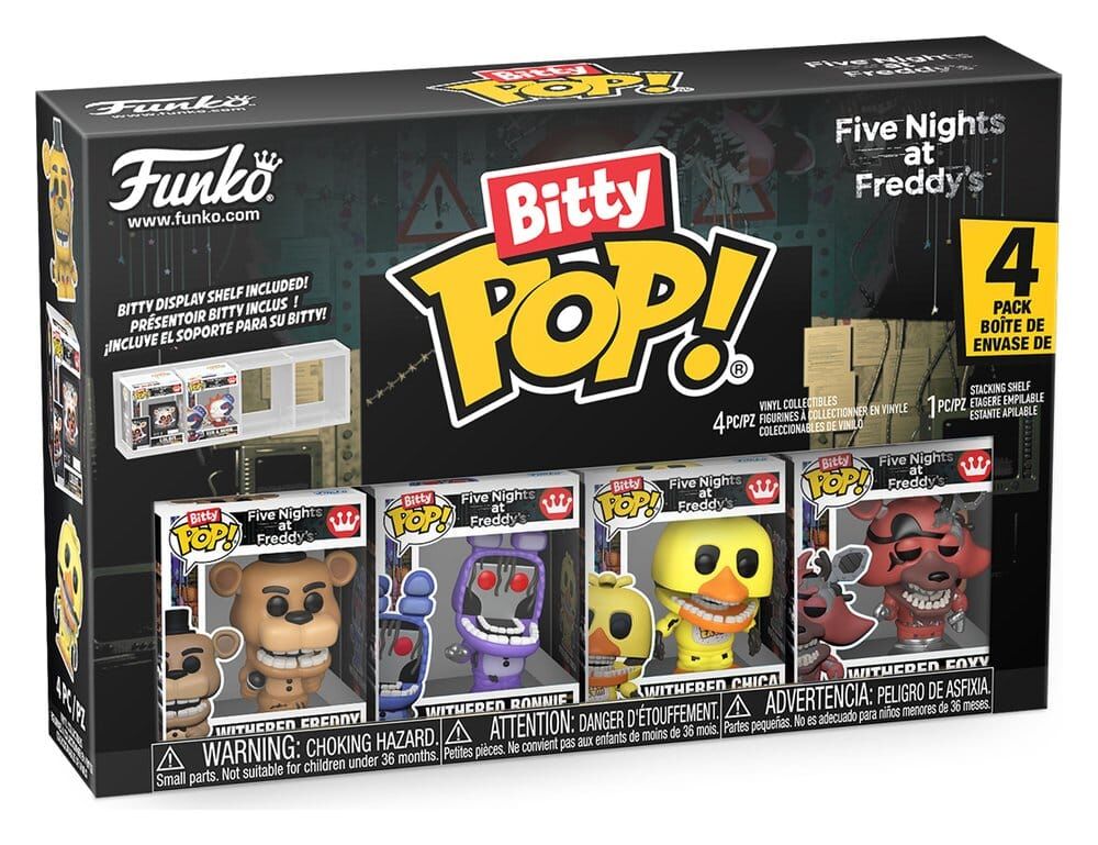Five Nights at Freddy's Bitty POP! Vinyl Figuren 4er-Pack Series 6 2,5 cm