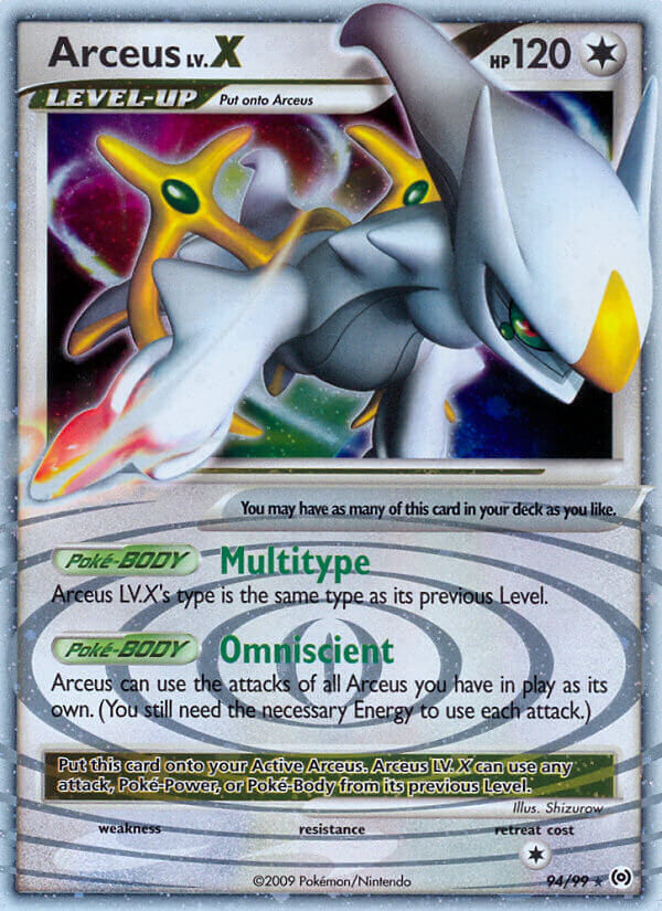 Arceus LV.X - 94/99 - EN Arceus LV.X - 94/99 - EN