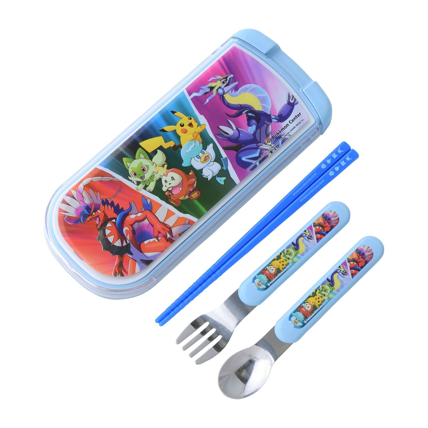 Pokemon Center Lunch Trio Set (Fork, Spoon, Chopsticks) New Adventure