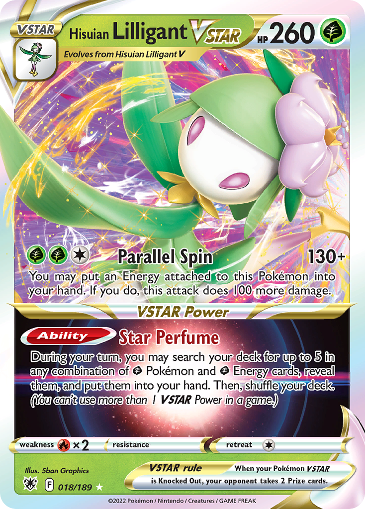 Hisuian Lilligant VSTAR - 018/189 - EN Hisuian Lilligant VSTAR - 018/189 - EN