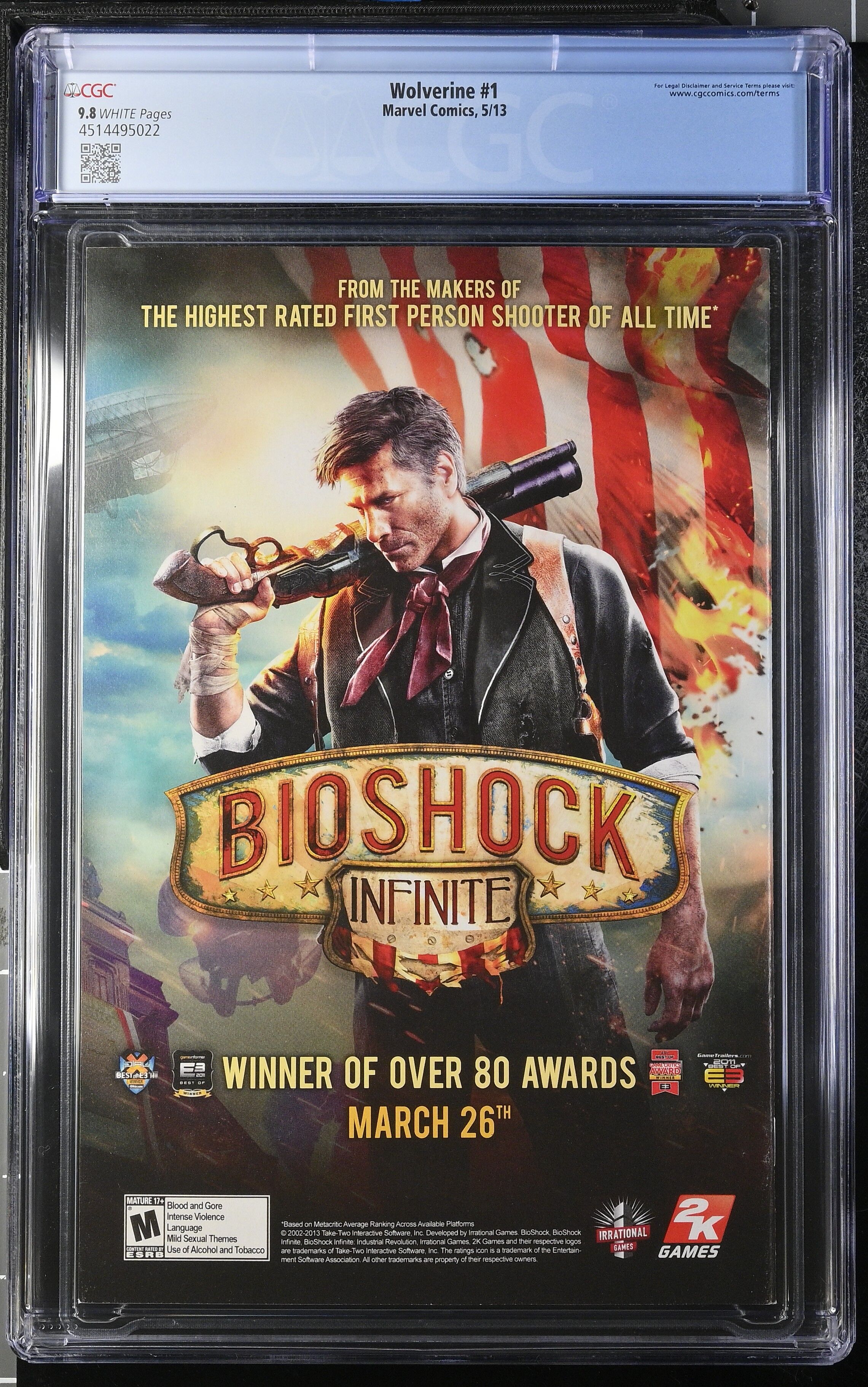 Wolverine #1 CGC 9.8 Top Pop!