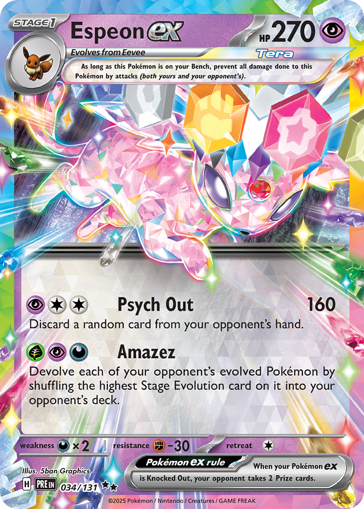 Espeon ex - 034/131 - EN Espeon ex - 034/131 - EN