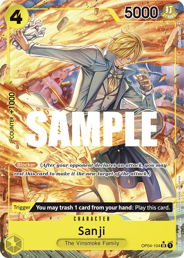 Sanji - OP04-104 - Alternate Art - EN