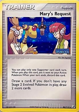 Mary’s Request - 86/115 - Reverse Holo - EN