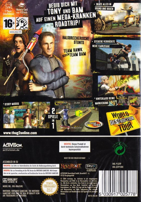Tony Hawk's Underground 2 - GCN