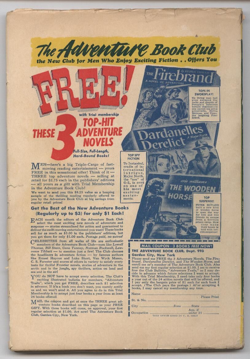 Fantastic Story Quarterly 1950 Herbst
