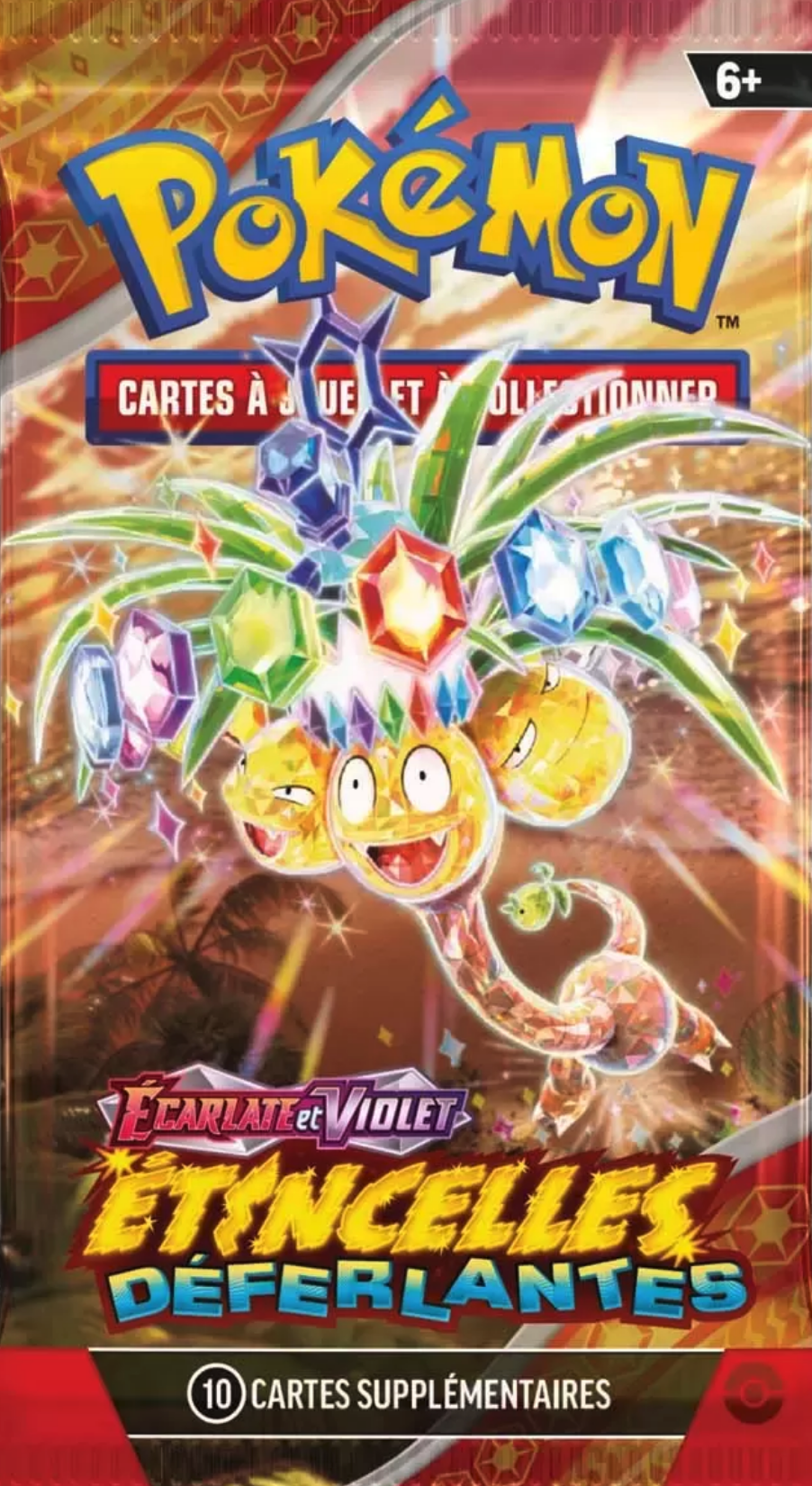 Pokémon JCC: Écarlate et Violet (EV08) - Étincelles Déferlantes Booster Pack - Assorti - FR