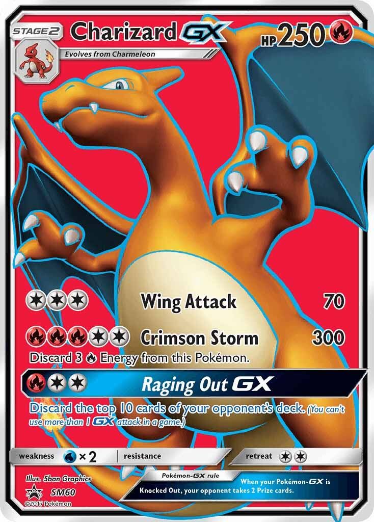Glurak GX SM060 - Pokémon XXL TCG
