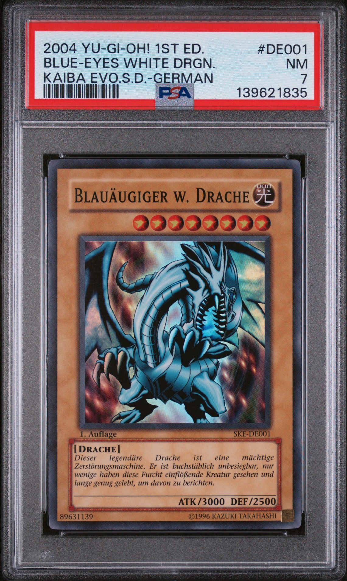 2004 YU-GI-OH! KAIBA EVOLUTION STARTER DECK #DE001 BLUE-EYES WHITE DRGN. KAIBA EVO.S.D.-GERMAN - NM 7 - Yu-Gi-Oh! 2004 YU-GI-OH! KAIBA EVOLUTION STARTER DECK #DE001 BLUE-EYES WHITE DRGN. KAIBA EVO.S.D.-GERMAN - NM 7 - Yu-Gi-Oh!