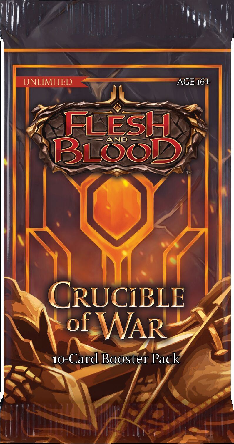 Flesh and Blood Crucible of War Unlimited Booster Pack Flesh and Blood Crucible of War Unlimited Booster Pack