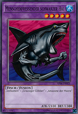 Menschenfressender schwarzer Hai - Yu-Gi-Oh!