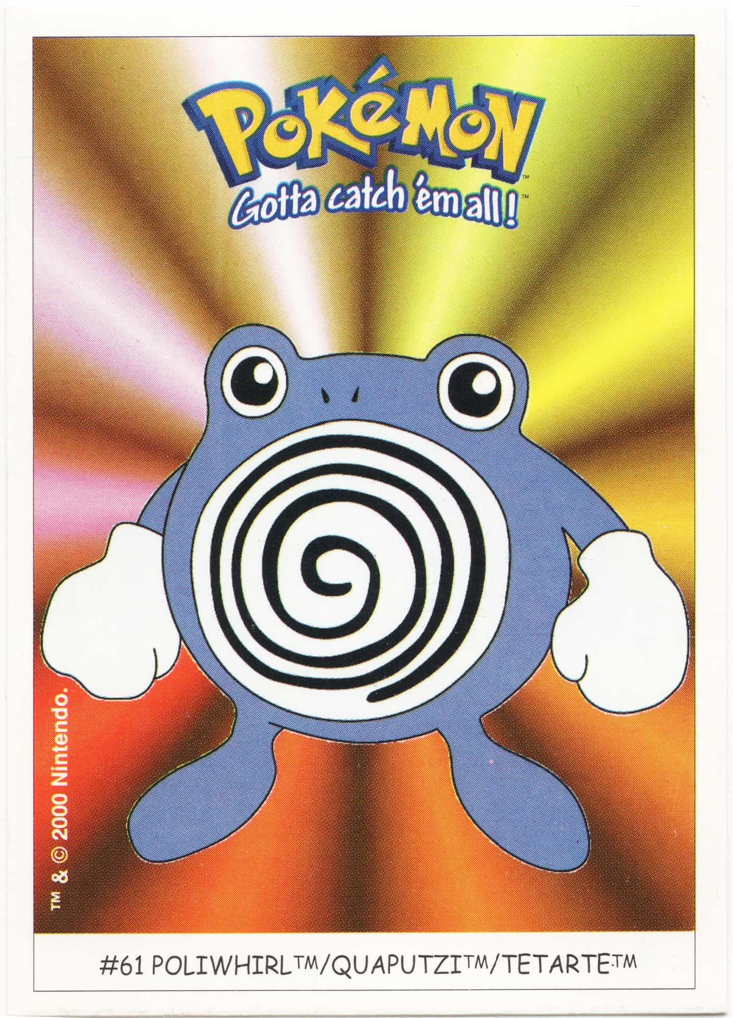 poliwhirl-61-pokemon-dunkin-boomer-sticker-lightly-played-min Poliwhirl #61 - Pokémon Dunkin Boomer Sticker - Lightly Played