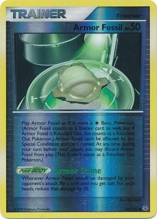 Armor Fossil - 119/127 - Reverse Holo - EN Armor Fossil - 119/127 - Reverse Holo - EN